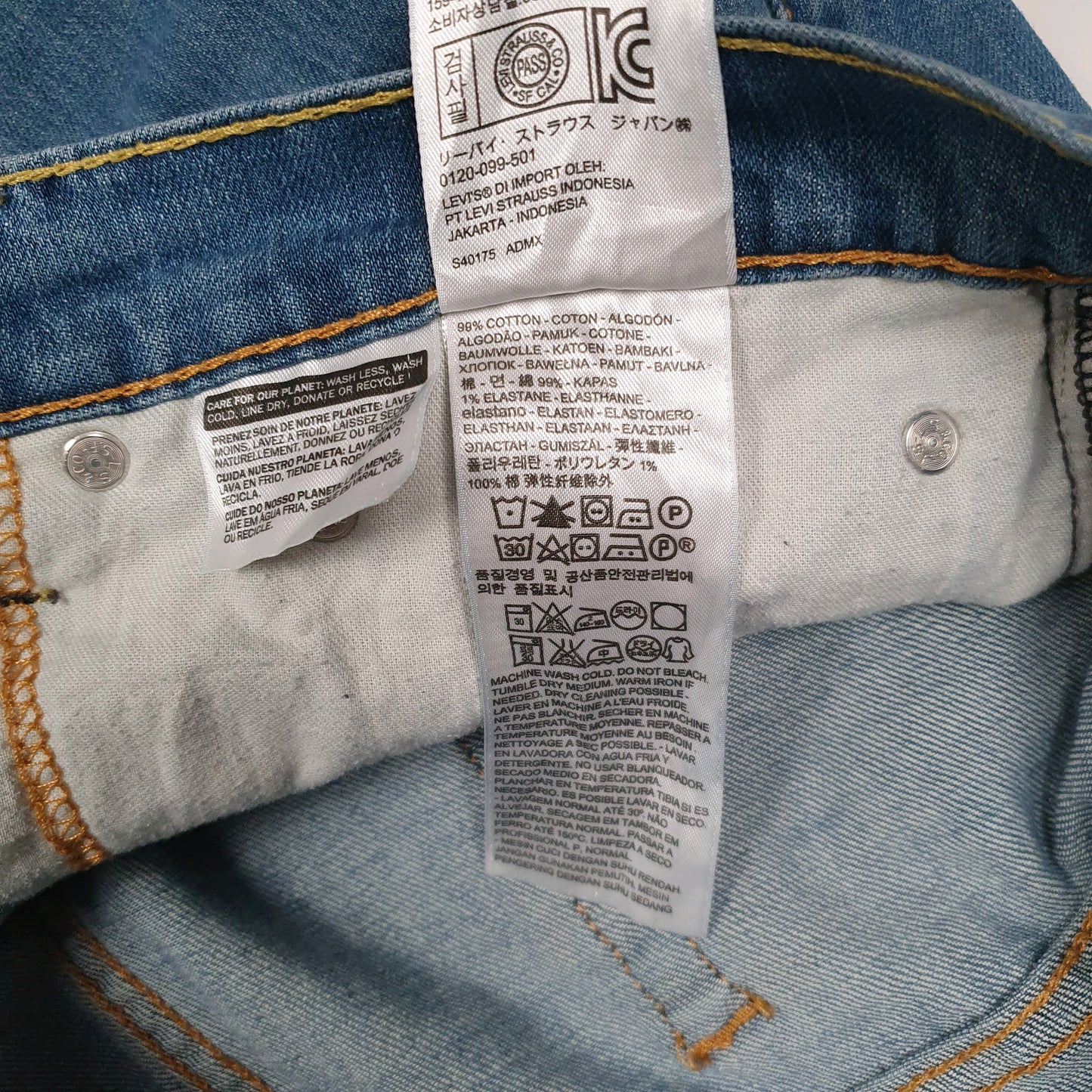 Mens Blue Levis   Jeans