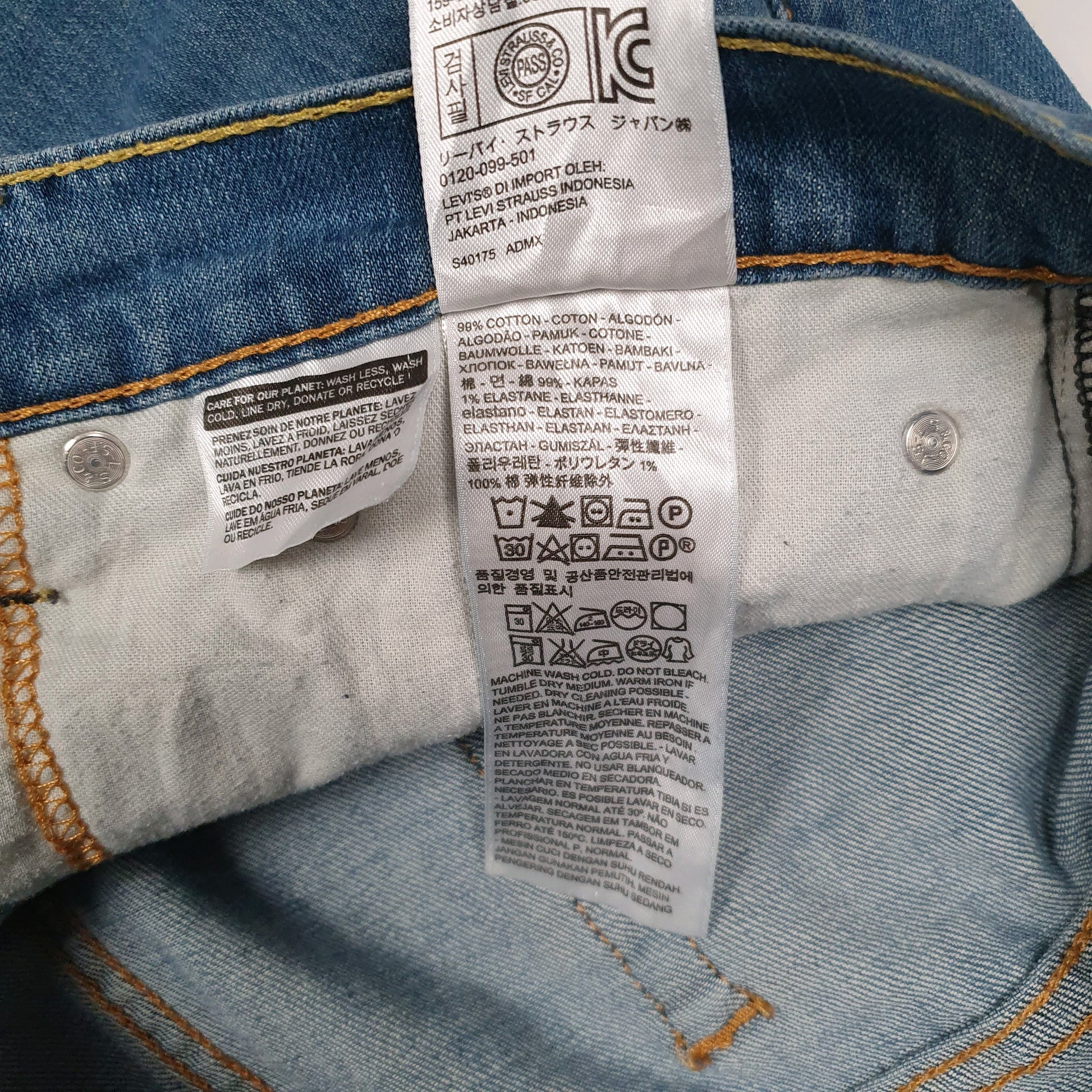 Mens Blue Levis   Jeans