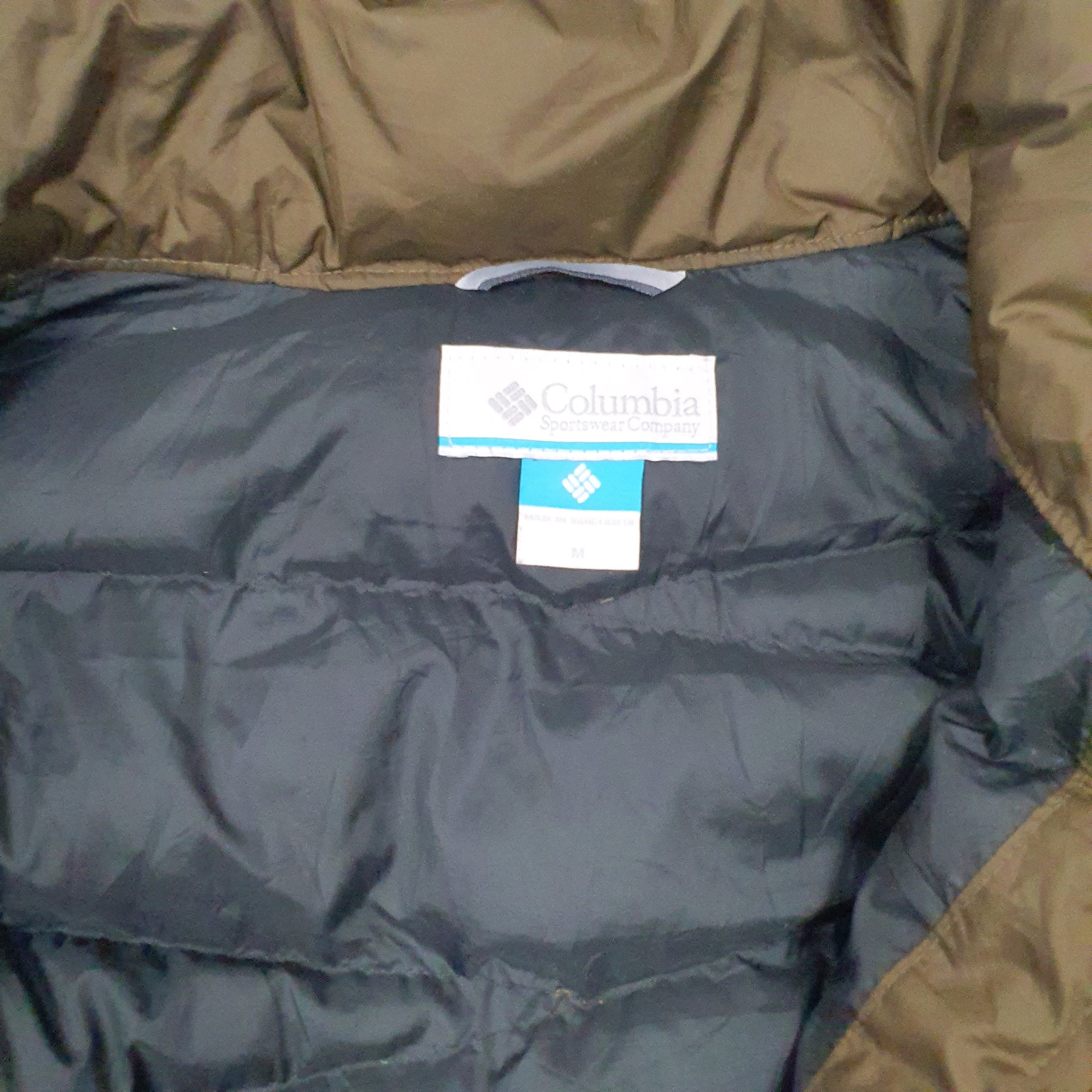 Womens Khaki Columbia Sportswear Company Long Lined Hoodie Coat