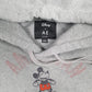 Mens Grey Disney American Eagle Hoodie Jumper