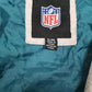 Mens Grey NFL Philadelphia Eagles Spellout Full Zip Jumper