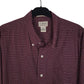 Mens Burgundy L.L.Bean   Shirt