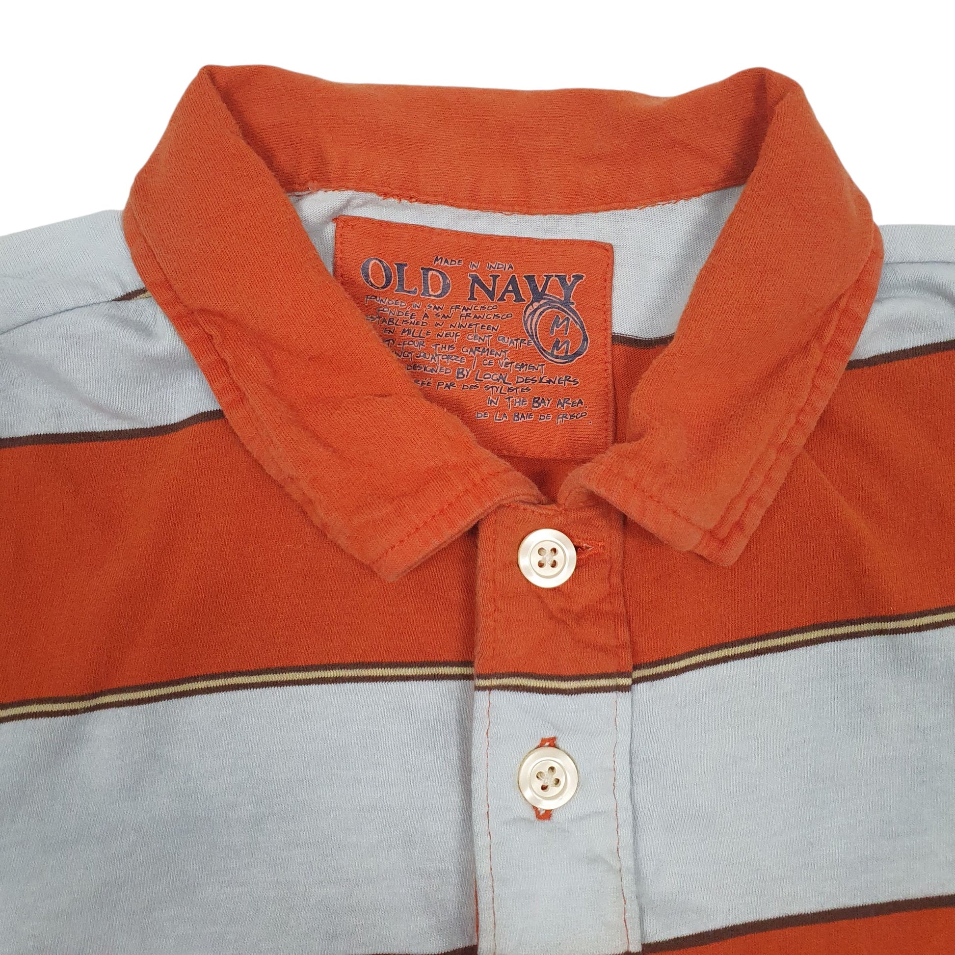 Mens Orange Old Navy   Polo Shirt