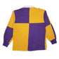 Mens Purple Barbarian Rugby Crewneck Polo Shirt