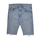 Mens Blue Levis 527 Cut Offs Denim Shorts