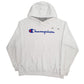 Mens White Champion  Hoodie Jumper