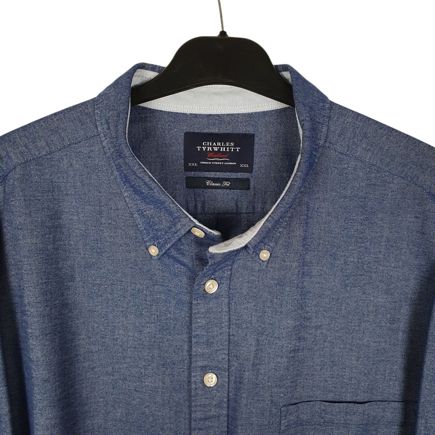 Mens Blue Charles Tyrwhitt   Shirt