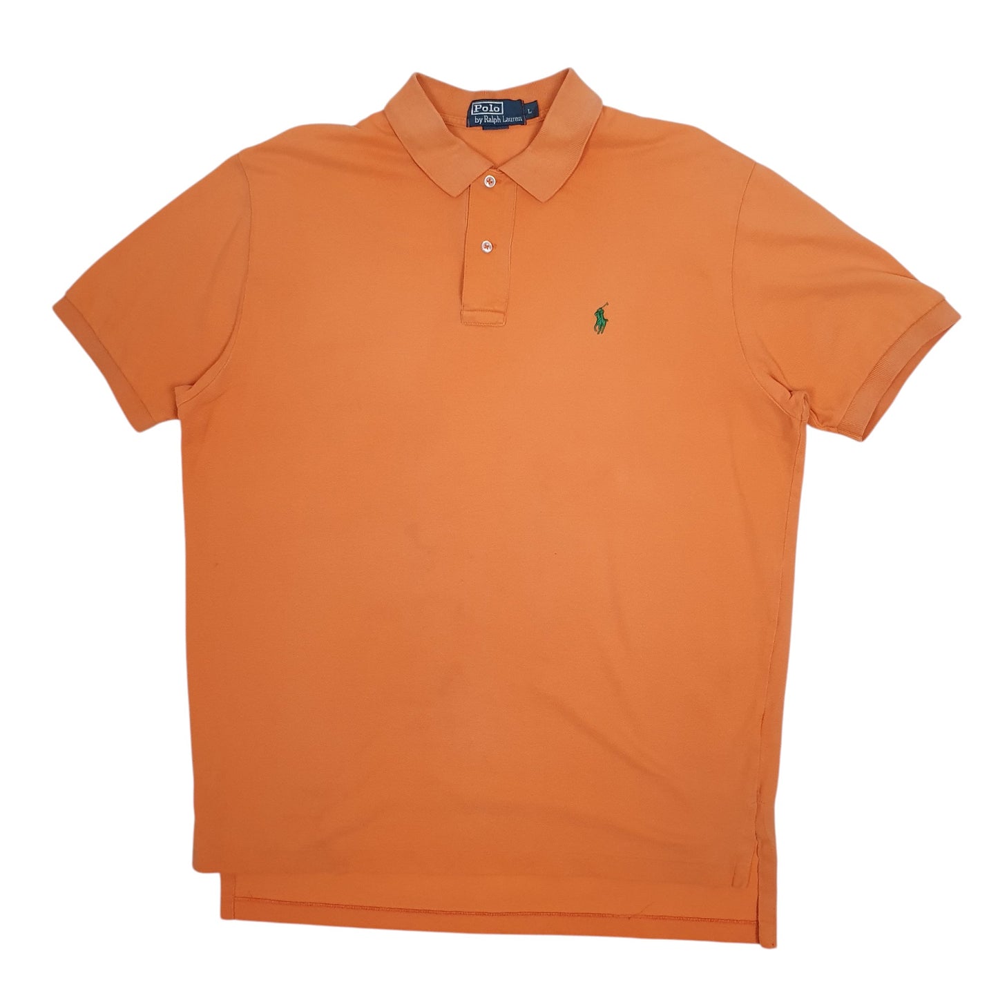 Mens Orange Polo Ralph Lauren  Short Sleeve Polo Shirt