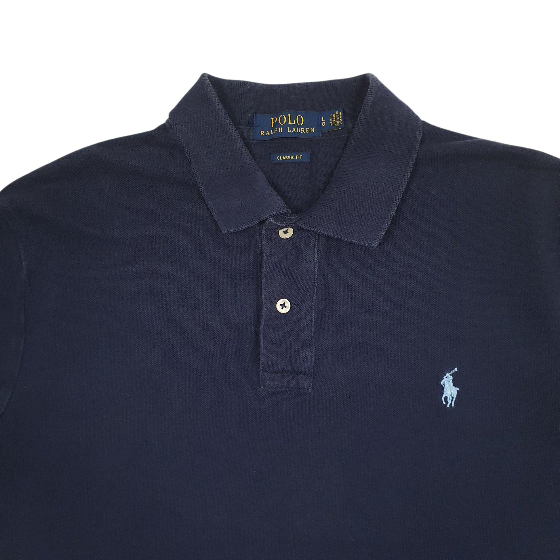 Mens Navy Polo Ralph Lauren Classic Fit  Polo Shirt