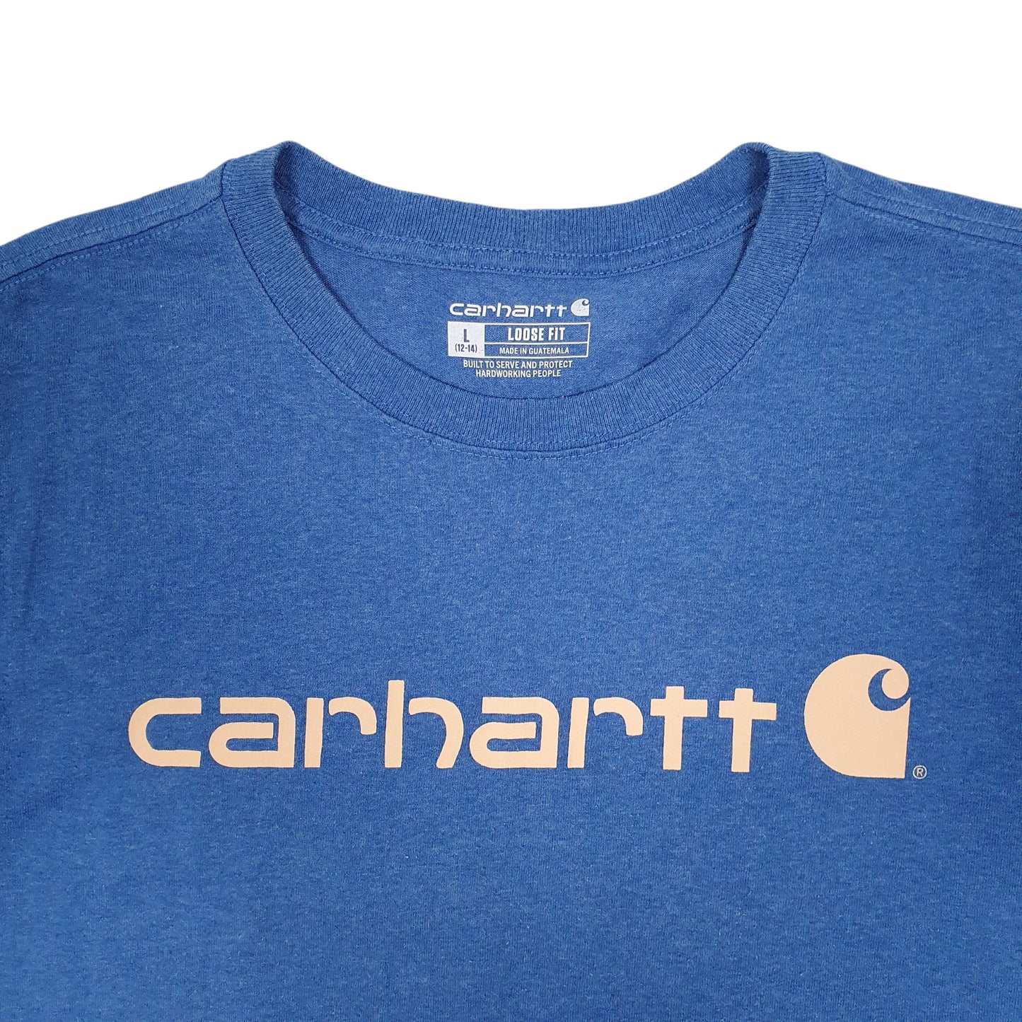 Womens Blue Carhartt   T Shirt