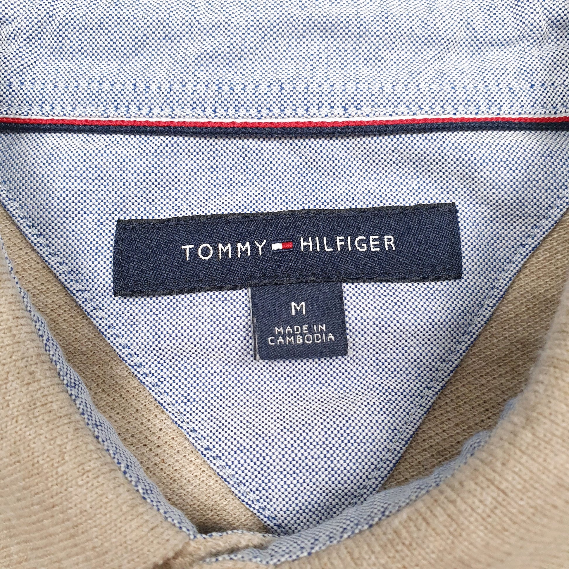 Mens Brown Tommy Hilfiger   Polo Shirt