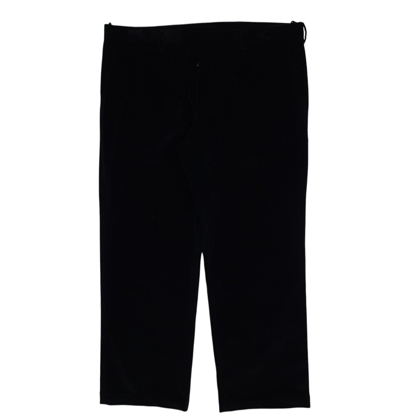 Mens Black Prada Classic Fit Corduroy Trousers