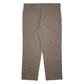 Mens Brown Wrangler Pleated  Trousers