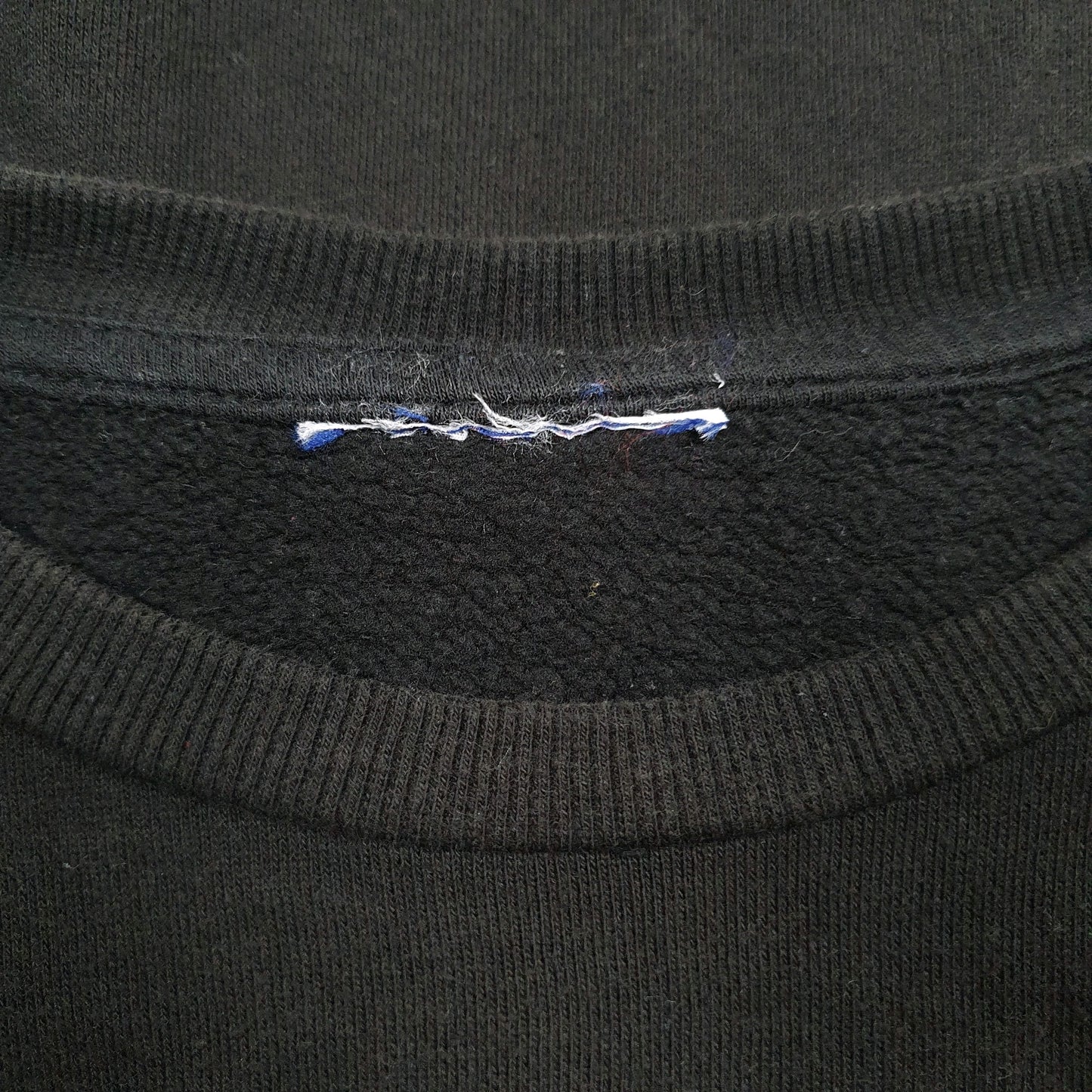Mens Black Champion  Crewneck Jumper