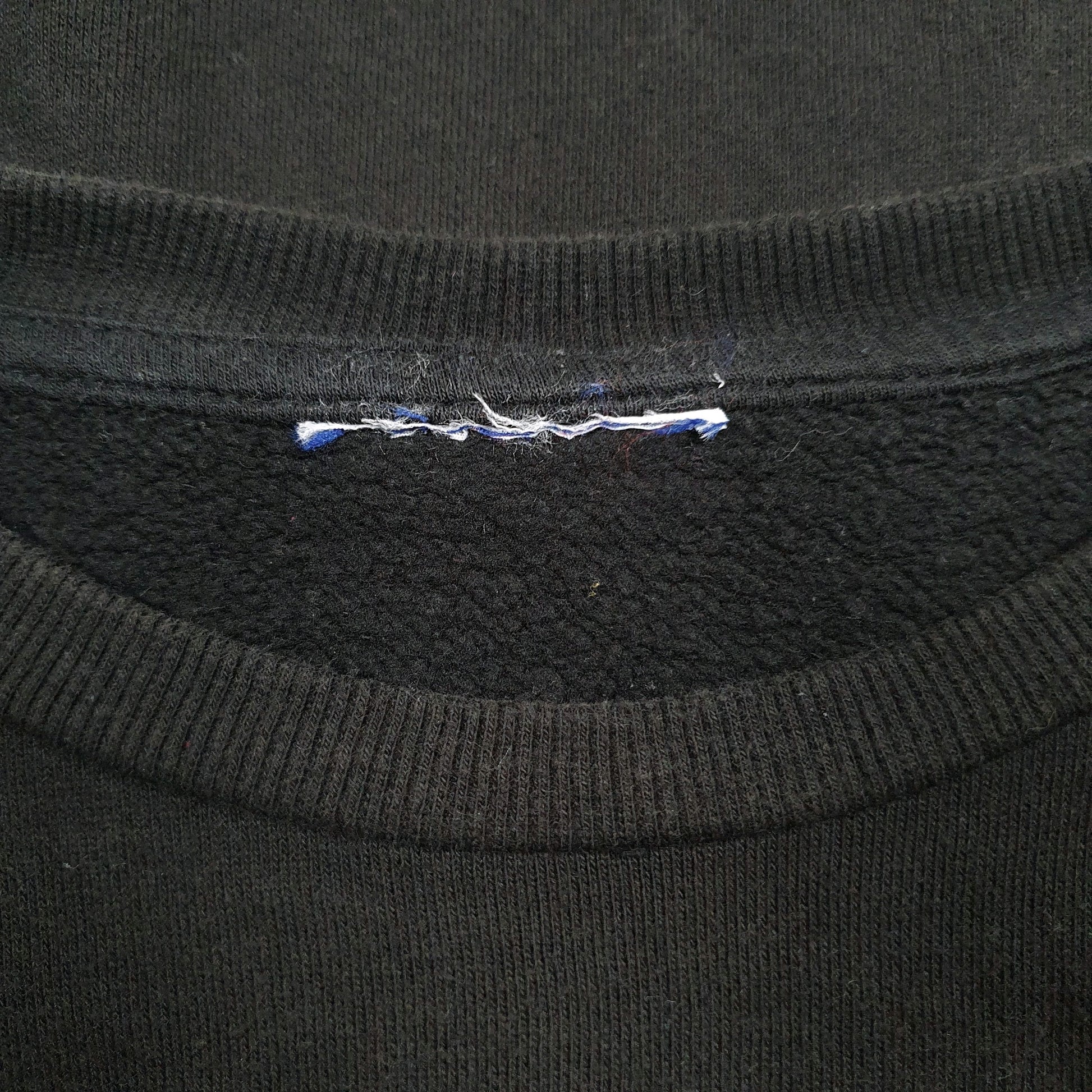 Mens Black Champion  Crewneck Jumper