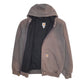 Mens Grey Carhartt Hoodie Full Zip Jumper