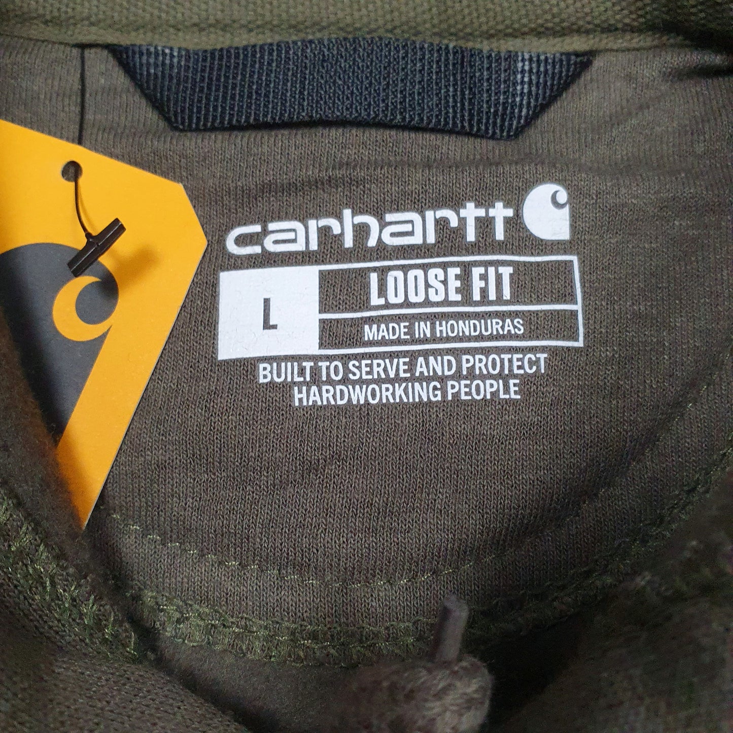 Mens Green Carhartt  Hoodie Jumper