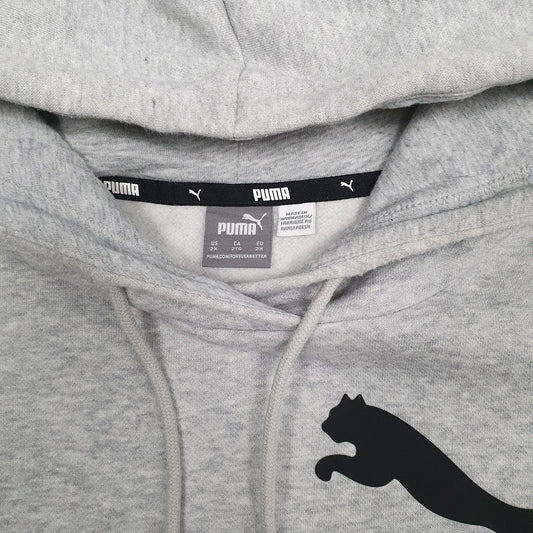 Womens Grey Puma  Hoodie Jumper
