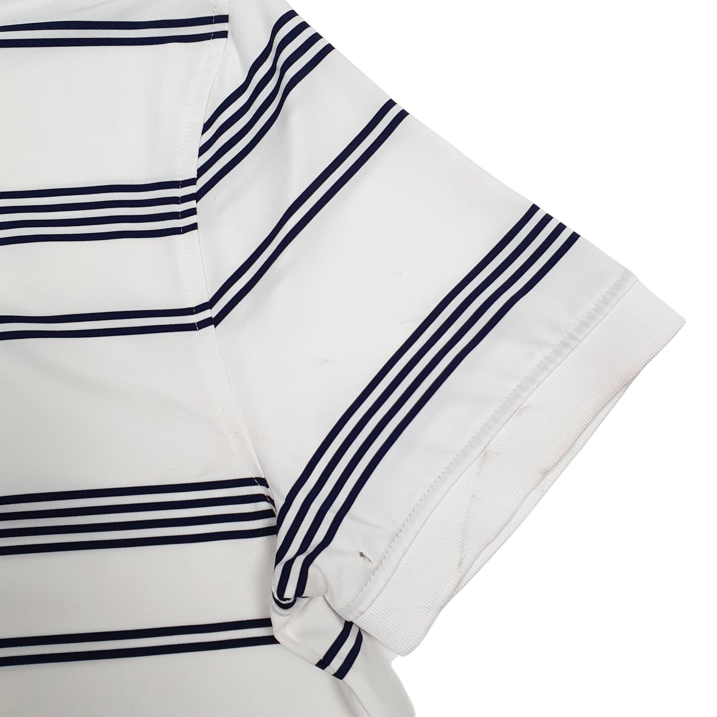 Mens White Tommy Hilfiger Performance Hoodie Polo Shirt