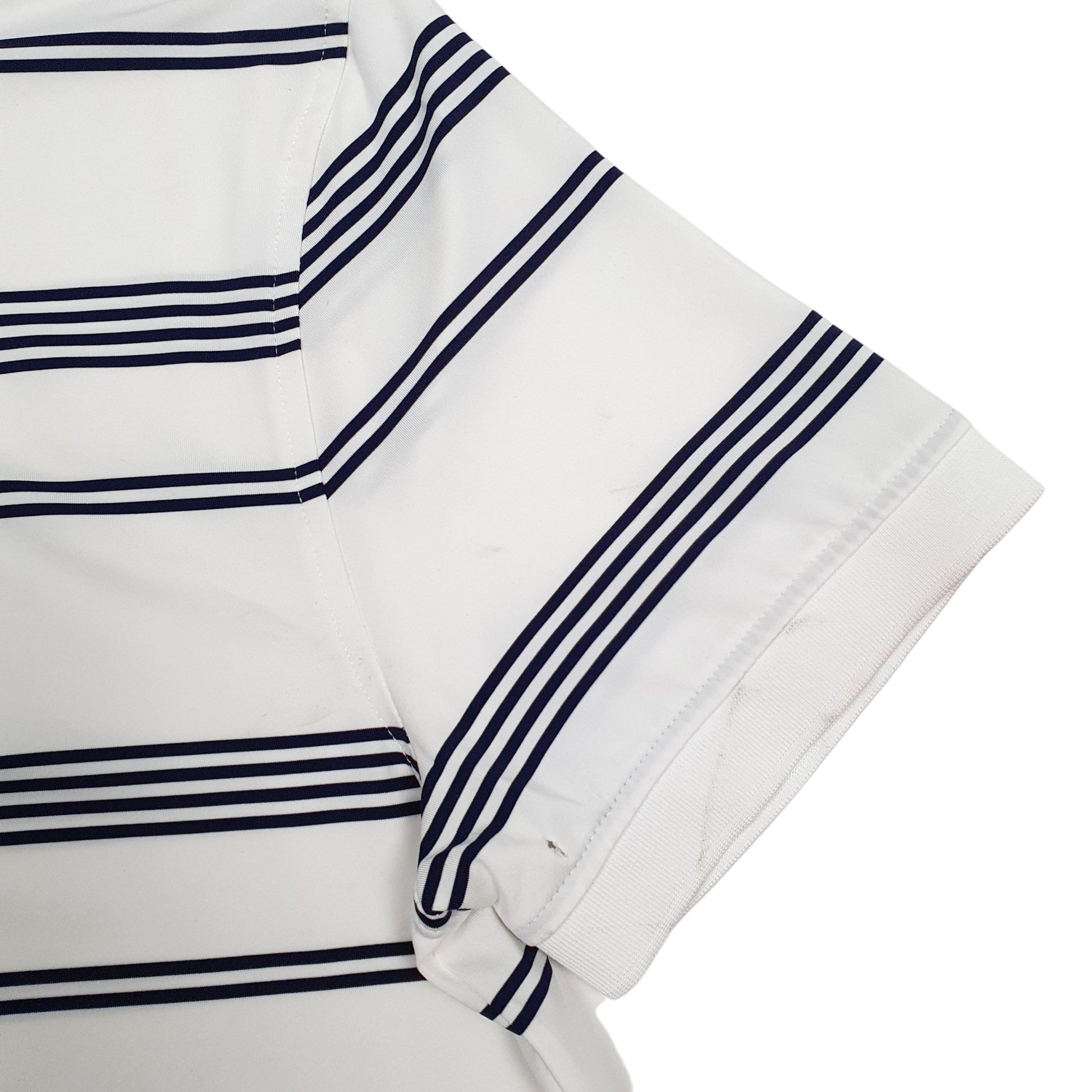 Mens White Tommy Hilfiger Performance Hoodie Polo Shirt