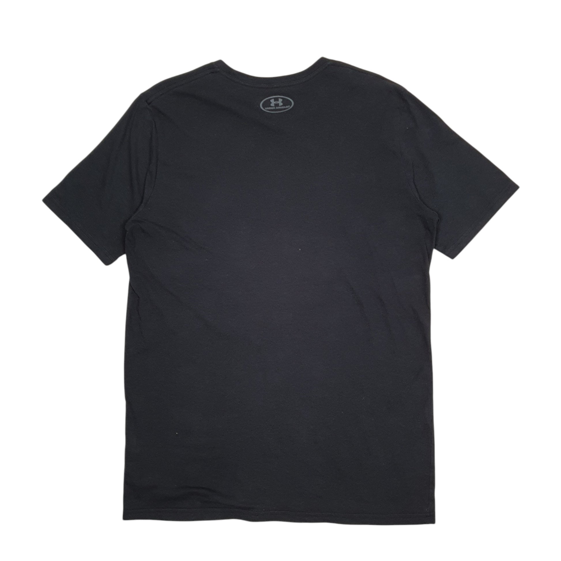 Mens Black Underarmour Heatgear Basketball Crewneck T Shirt