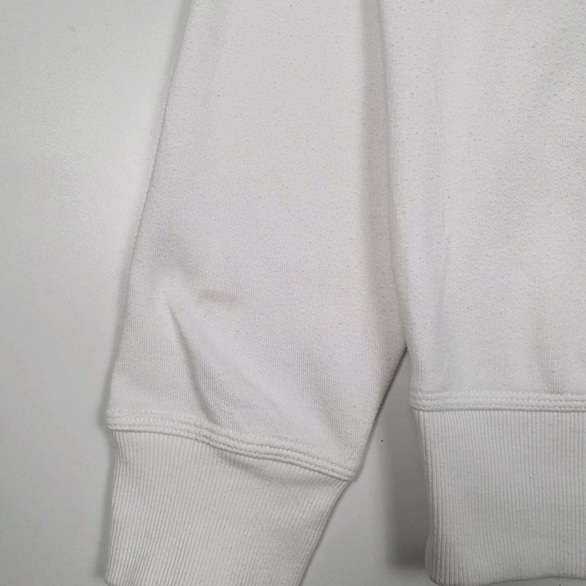 Mens White Champion  Crewneck Jumper