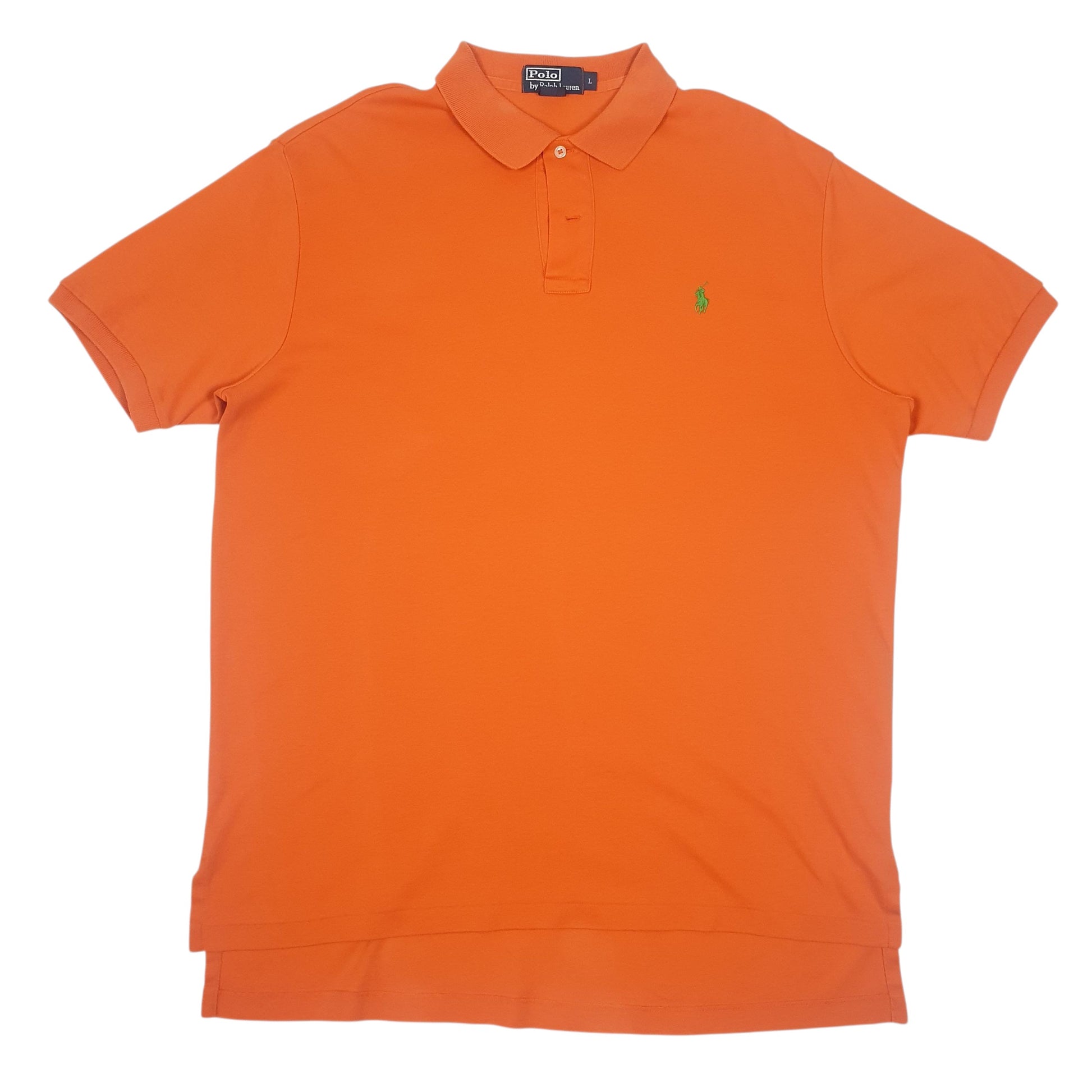 Mens Orange Polo Ralph Lauren  Short Sleeve Polo Shirt