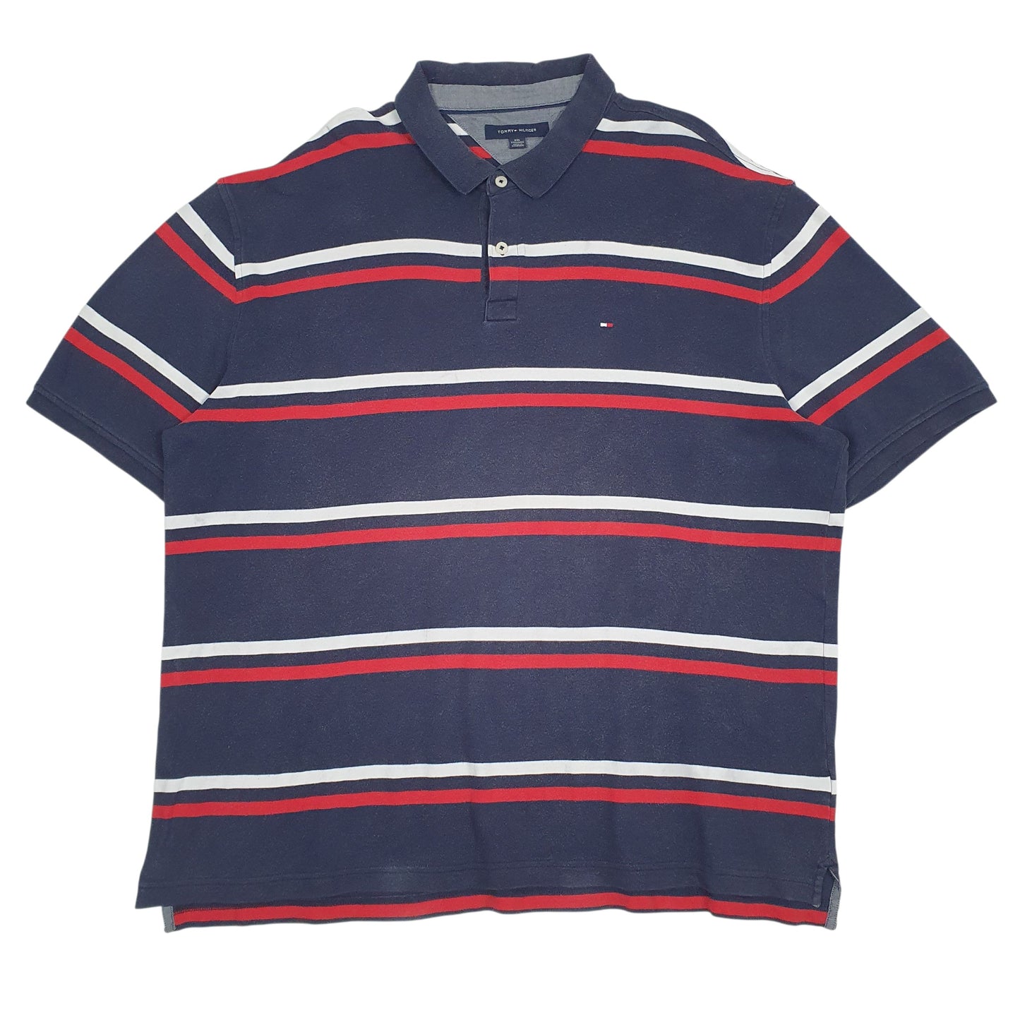 Mens Navy Tommy Hilfiger  Short Sleeve Polo Shirt