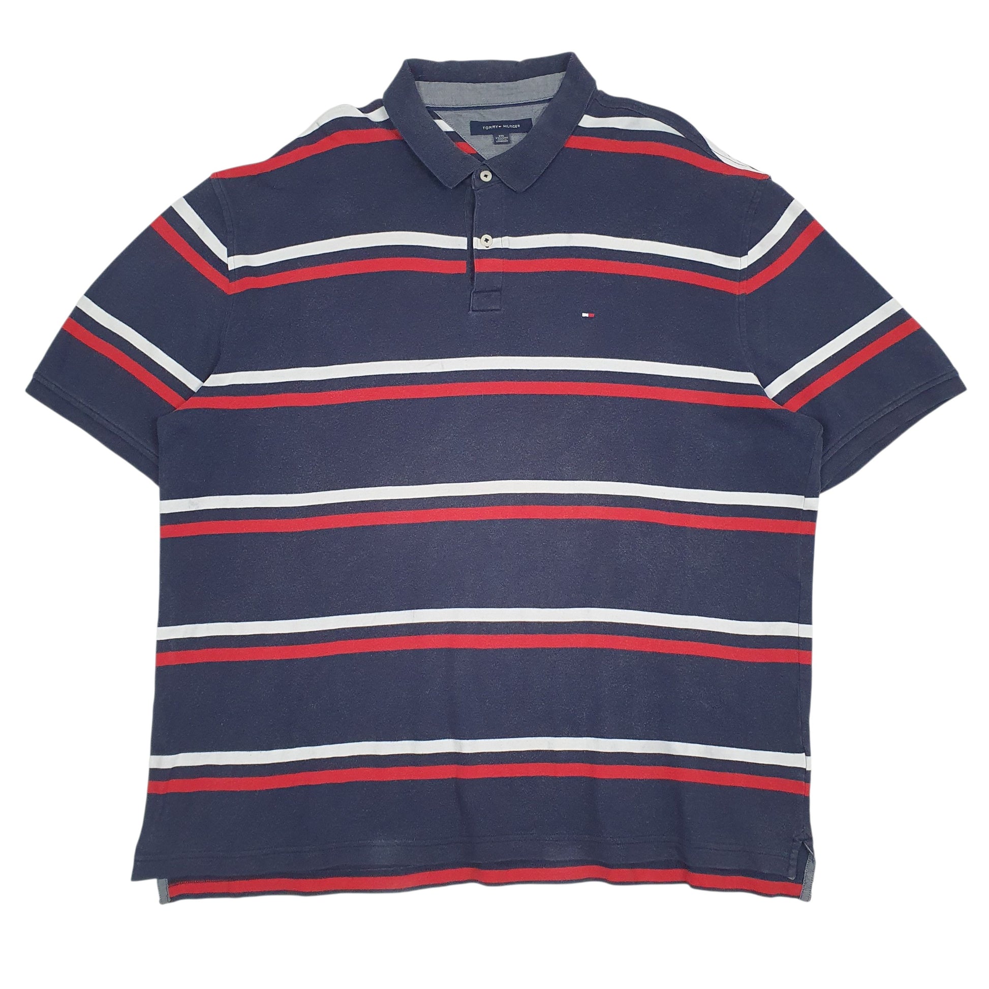 Mens Navy Tommy Hilfiger  Short Sleeve Polo Shirt