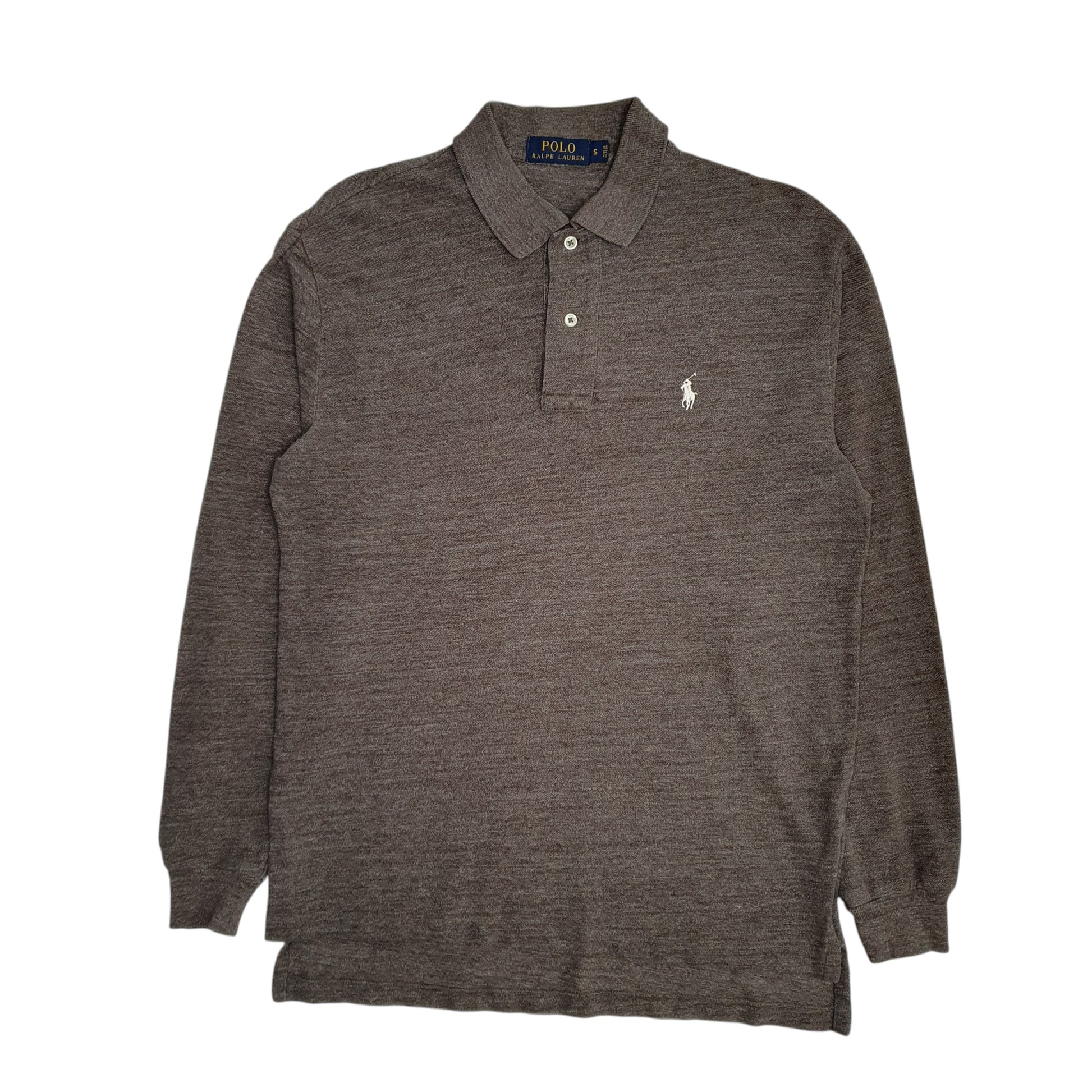 Mens Brown Polo Ralph Lauren  Long Sleeve Polo Shirt