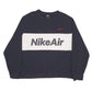 Mens Black Nike Air Spellout Crewneck Jumper