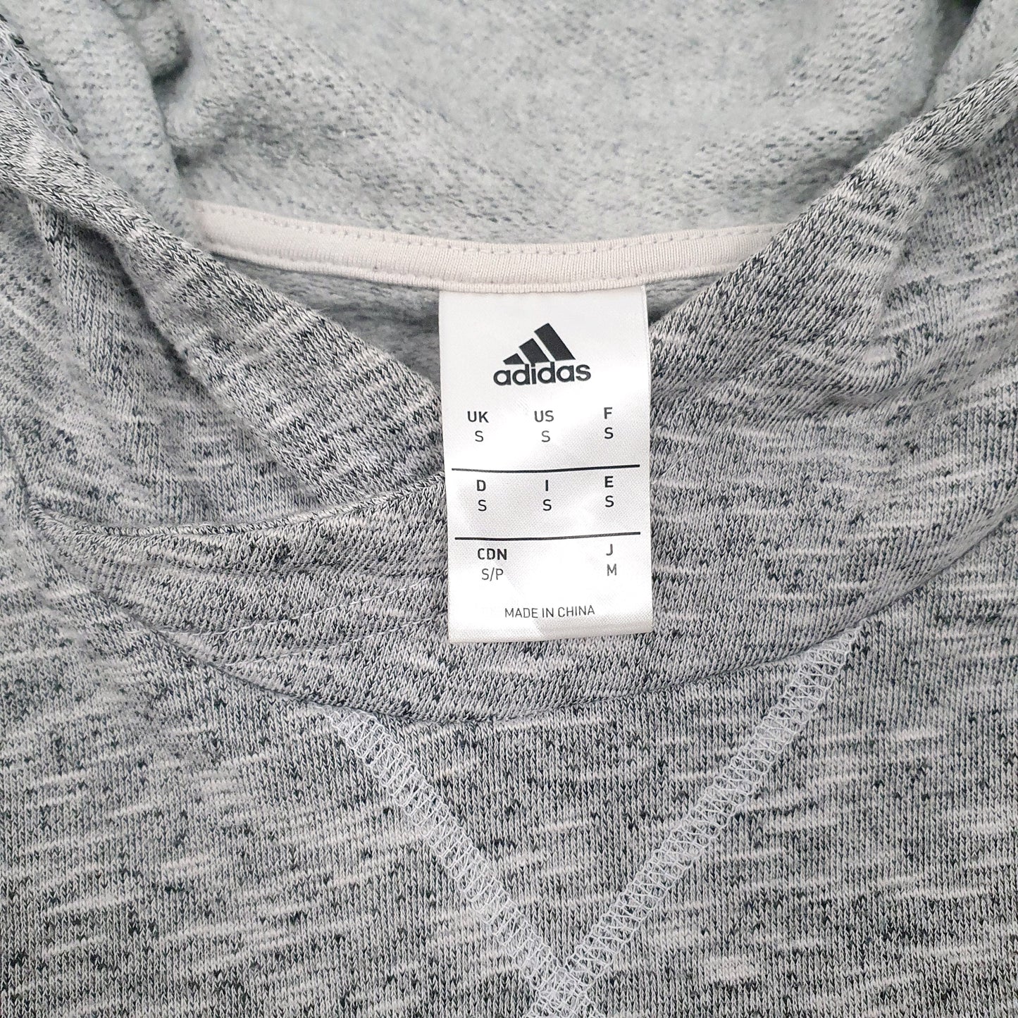 Mens Grey Adidas  Hoodie Jumper