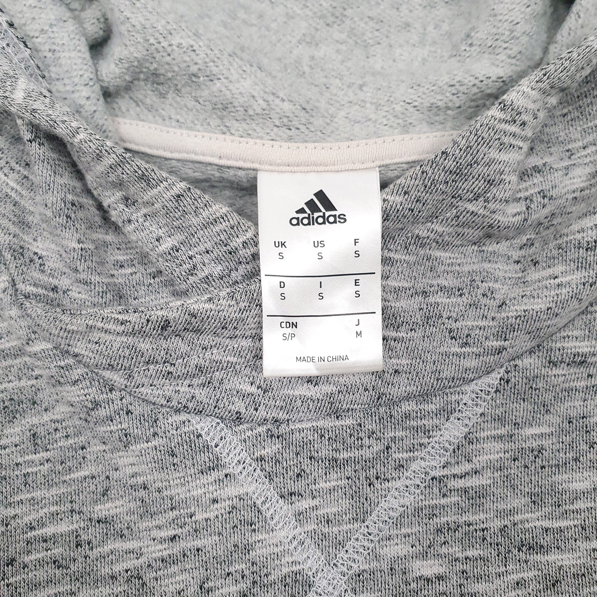 Mens Grey Adidas  Hoodie Jumper