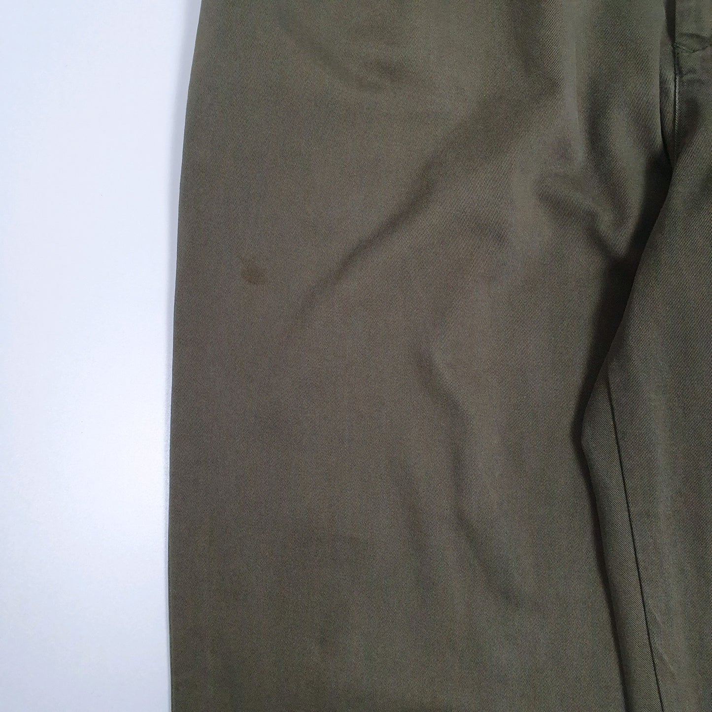 Mens Green Tommy Hilfiger Vintage 00s Double Pleated Full Zip Trousers