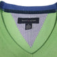 Womens Green Tommy Hilfiger  V Neck Jumper