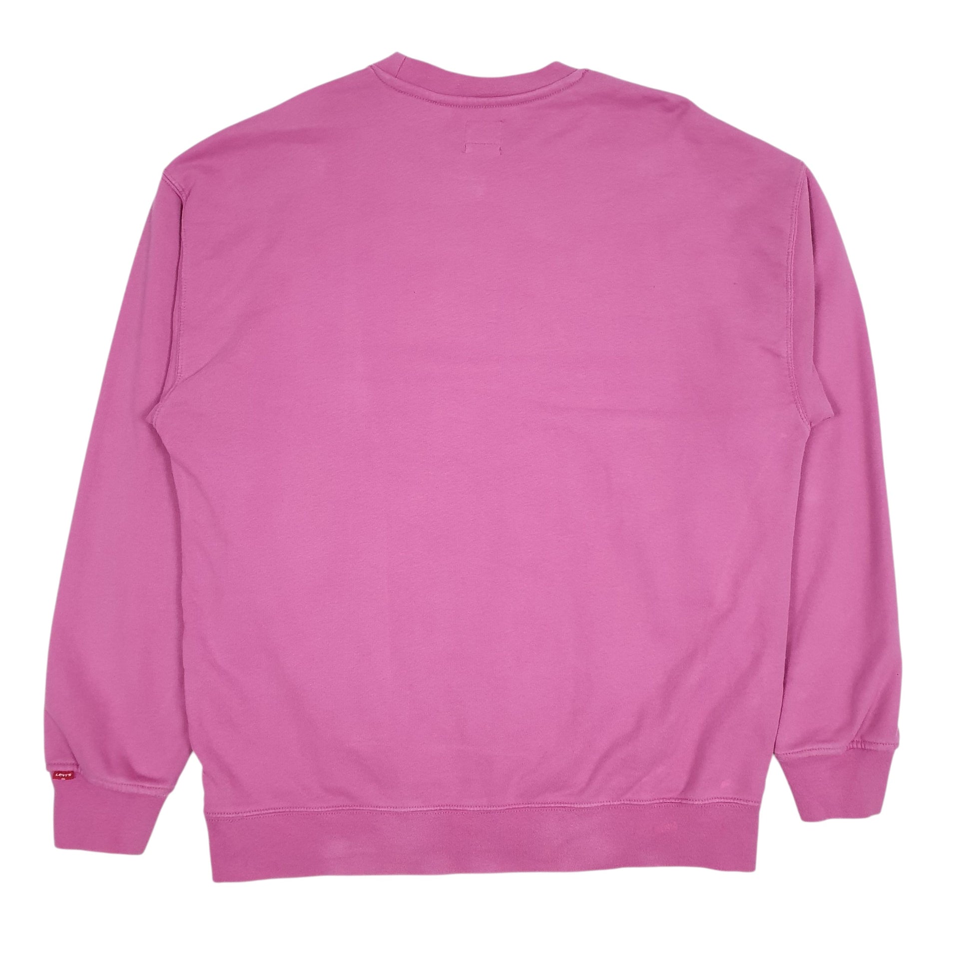 Mens Pink Levis Baggy Crewneck Jumper