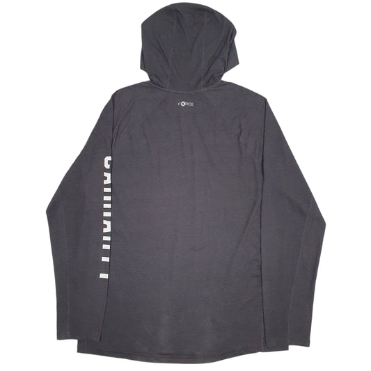 Mens Grey Carhartt Lightweight Hoodie Jumper