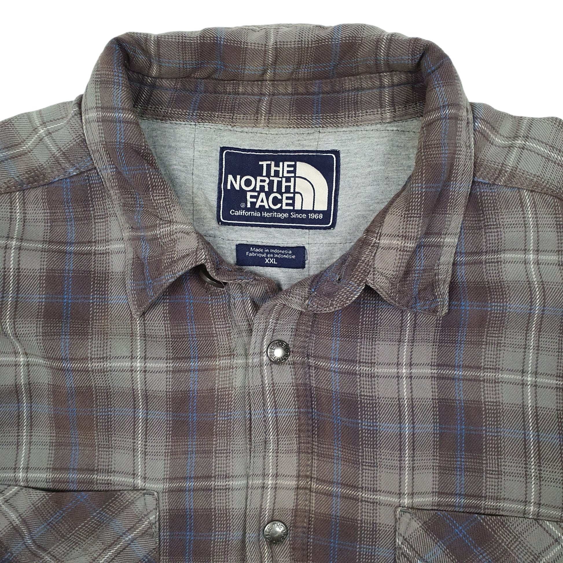 Mens Grey The North Face Padded Full Zip Coat