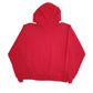 Mens Red Champion Vintage 00s Hoodie Jumper