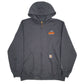 Mens Grey Carhartt  Full Zip Jumper