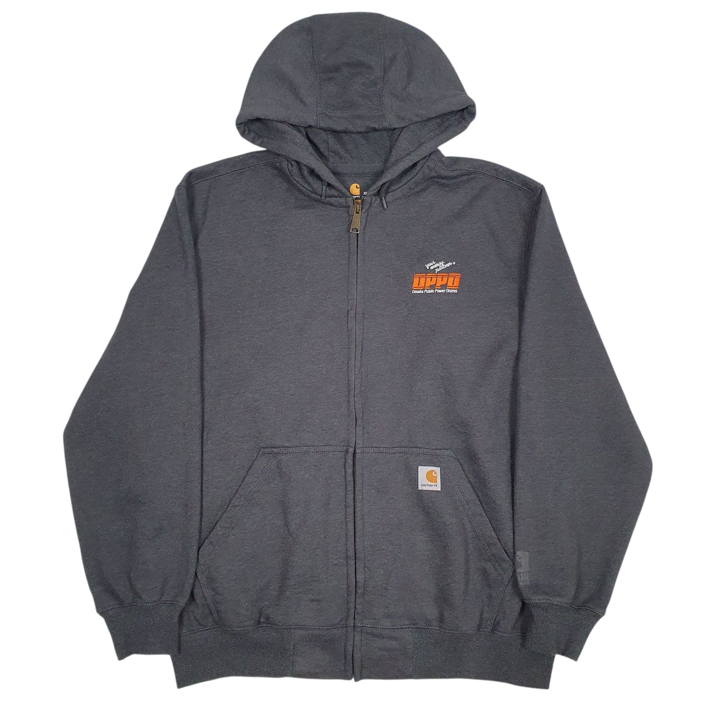 Mens Grey Carhartt  Full Zip Jumper