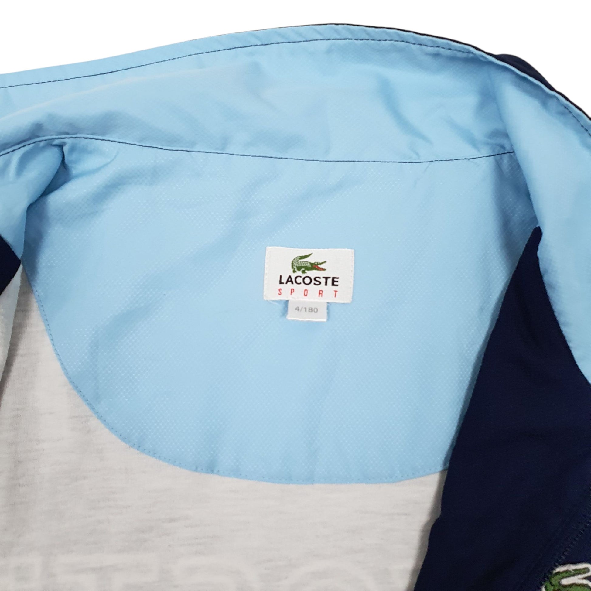 Mens Navy Lacoste Sport Gilet Coat