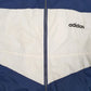 Mens Navy Adidas Vintage 90s Hoodie Coat