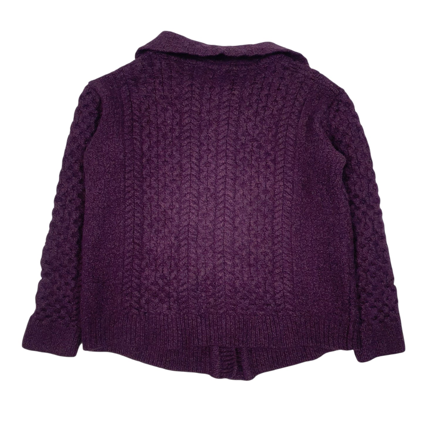 Womens Purple Original Aran Co. Knitwear  Coat
