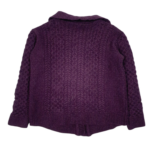 Womens Purple Original Aran Co. Knitwear  Coat