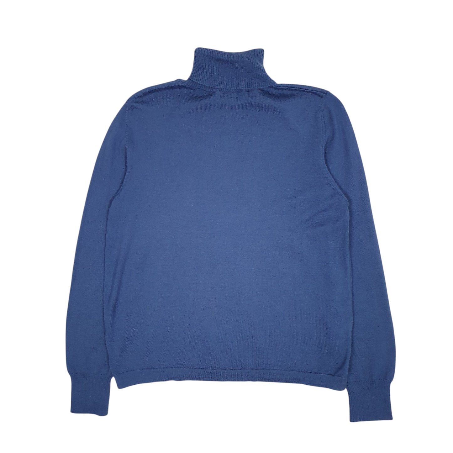 Mens Blue Burberry  Turtle Neck Jumper