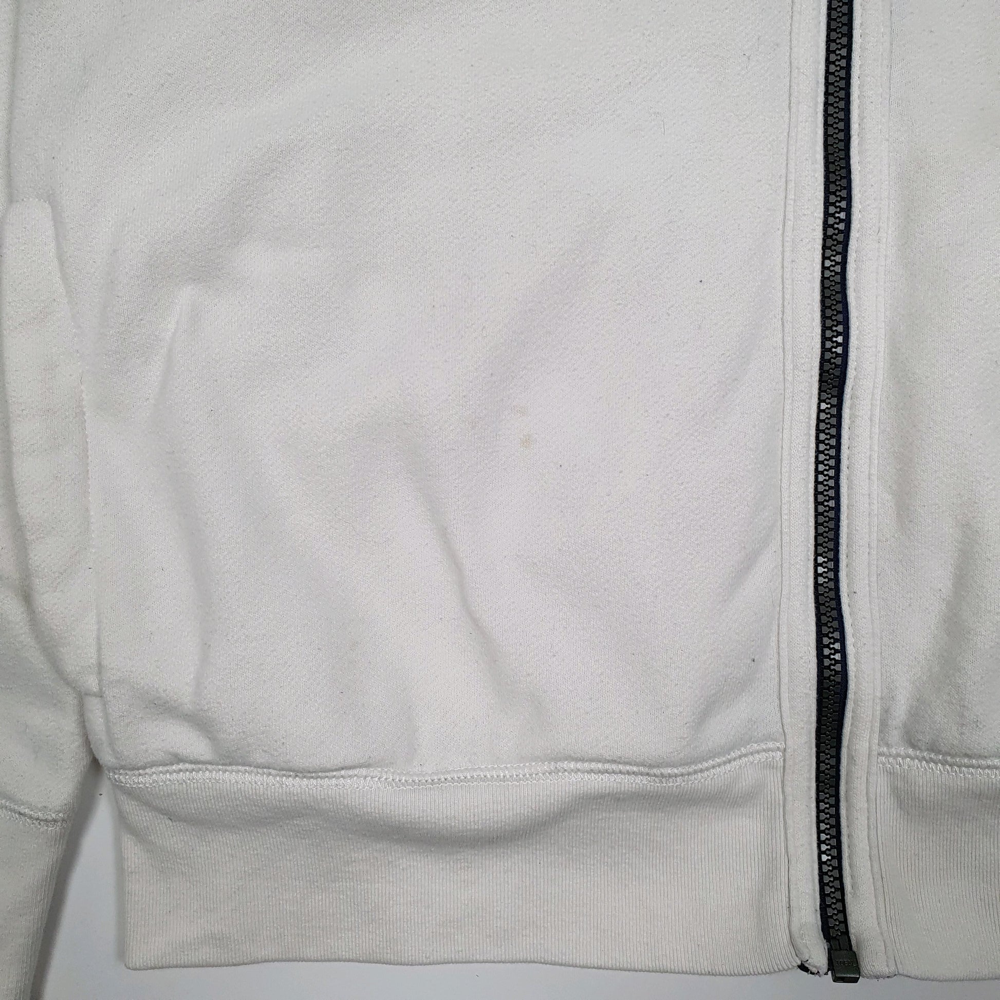 Mens White Nautica  Full Zip Jumper