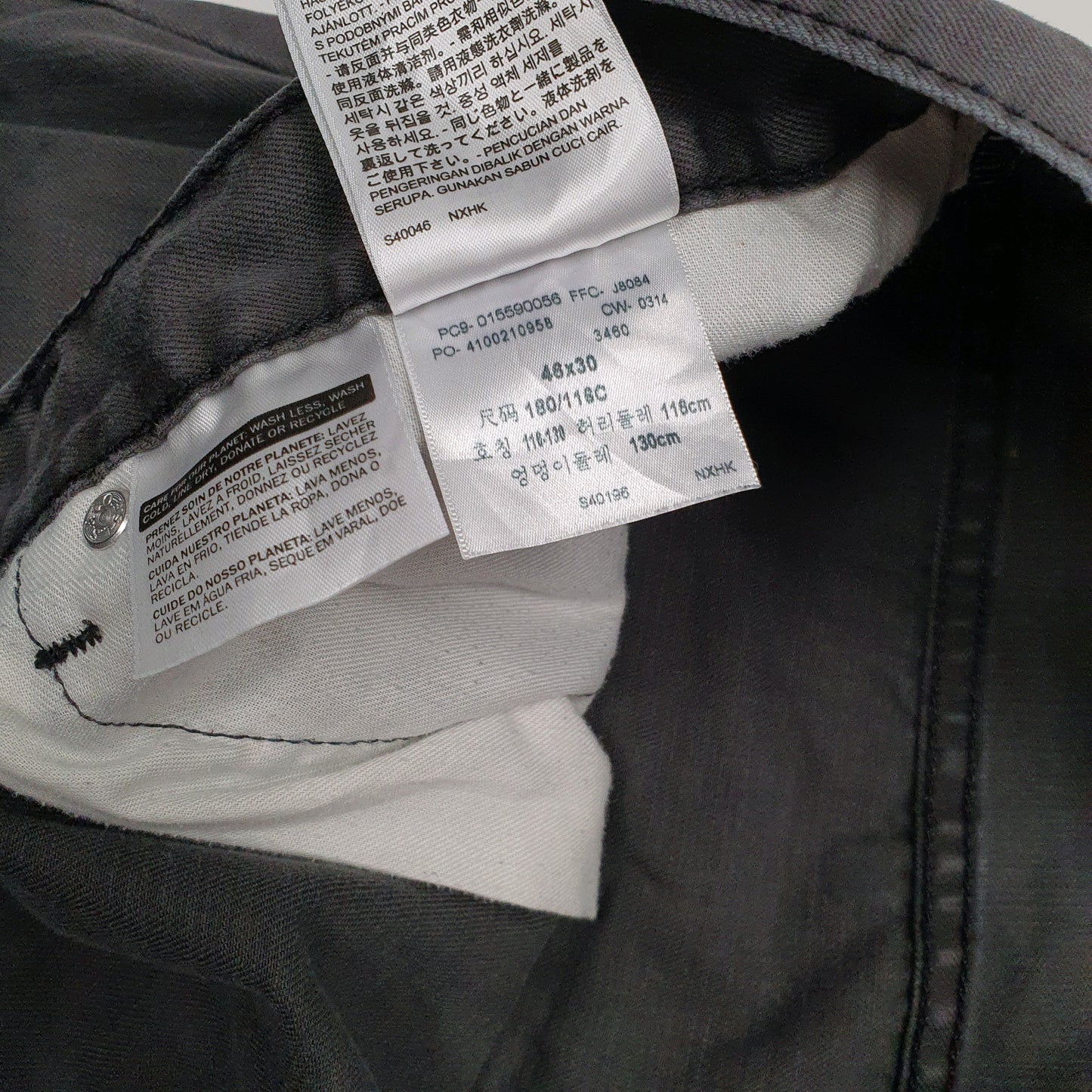 Mens Grey Levis   Jeans