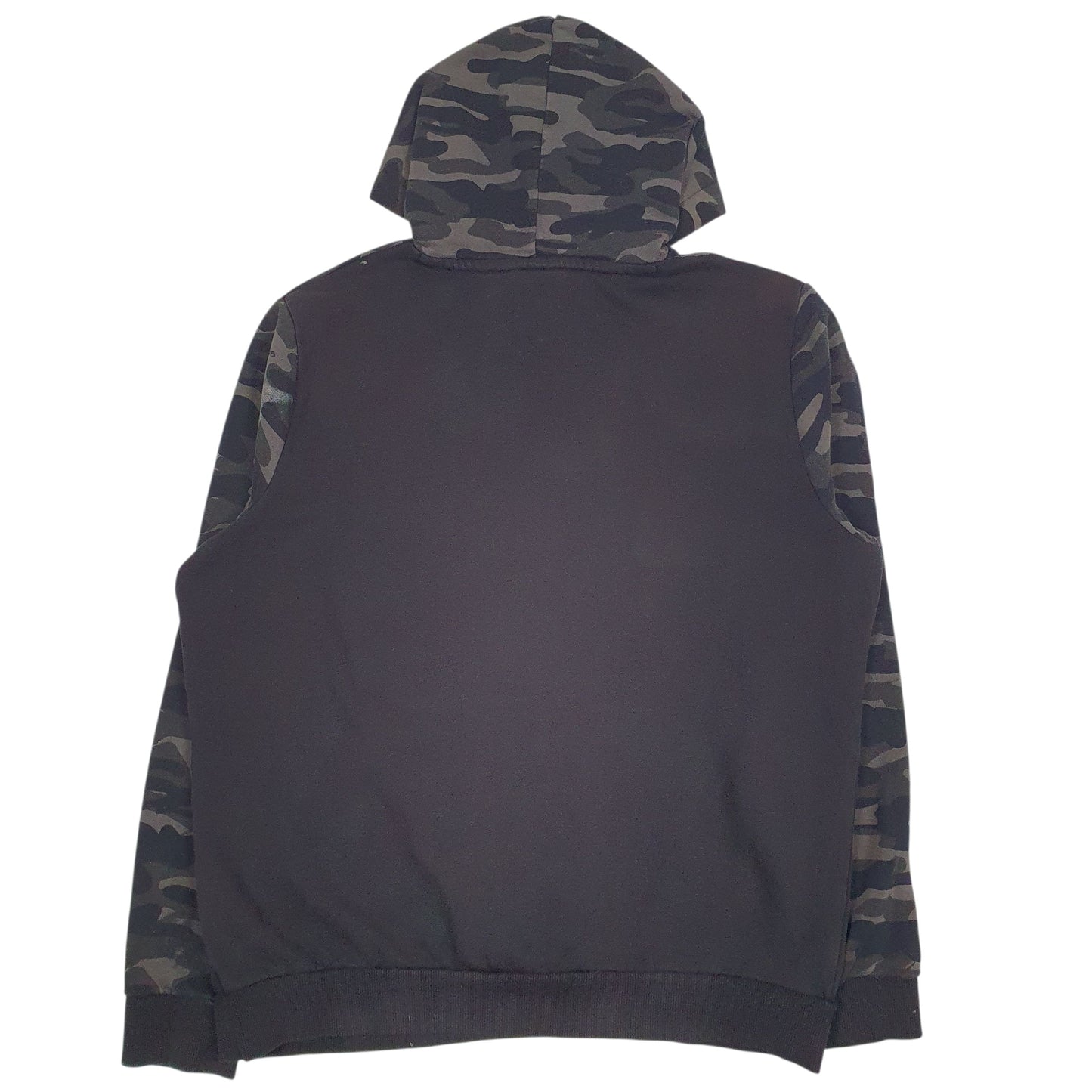 Mens Black Puma Camo Hoodie Jumper