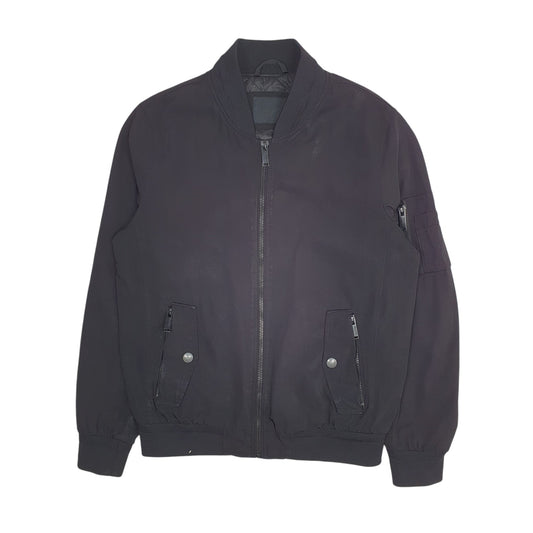 Mens Black Calvin Klein Windbreaker  Coat